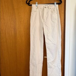 Abby High Rise Straight Jeans
